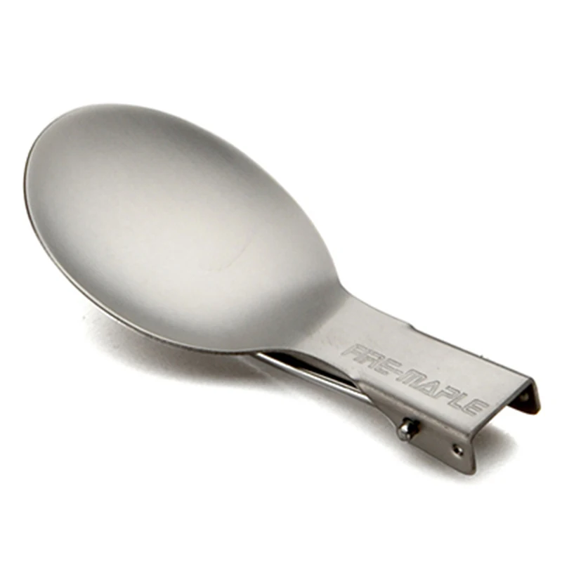 aire libre Metal Plegable cuchillo tenedor cuchara Portable Camping cubiertos