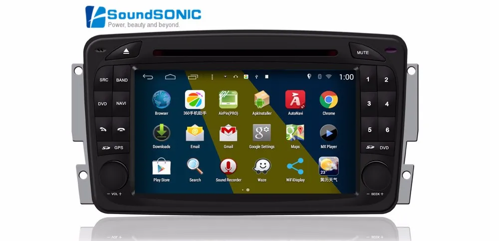 Cheap Android 4.4 Autoradio GPS Navi DVD Radio Stereo Multimedia For Mercedes Benz E Class E290 E300 E320 E420 E430 E50 E55 AMG 7