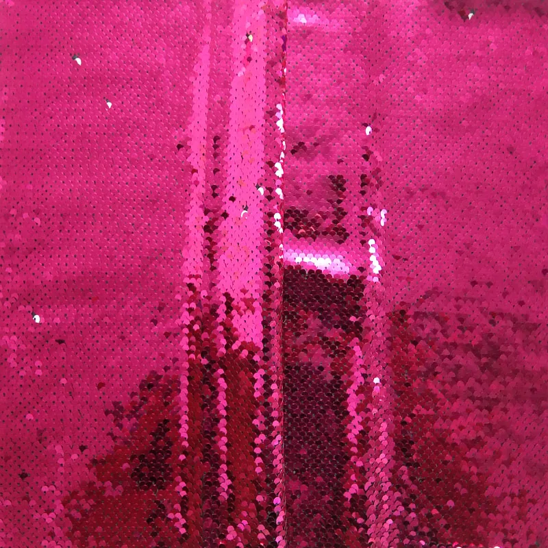 Bling розовый и серебряного цветов; блестящая двусторонняя ткань с обратимой Блестки атласная спинка блестящая ткань с пайетками 30x22 см для DIY Швейные