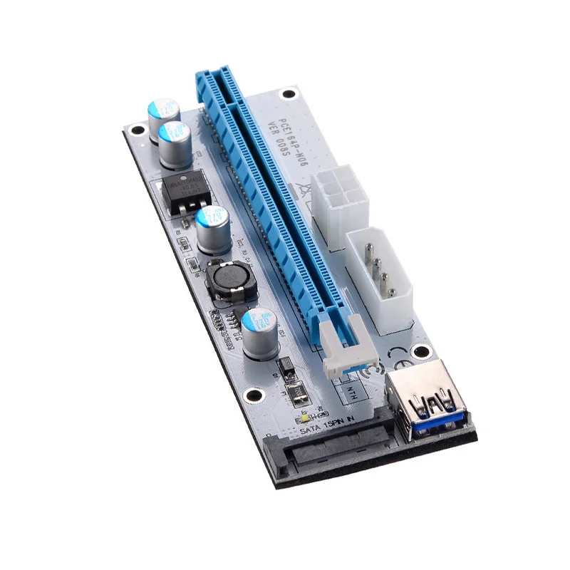 1 шт./6 шт./12 шт. PCI E Riser VER 008S Express 1X к 16X USB 3 0 Графический кабель удлинитель LSMK99| |