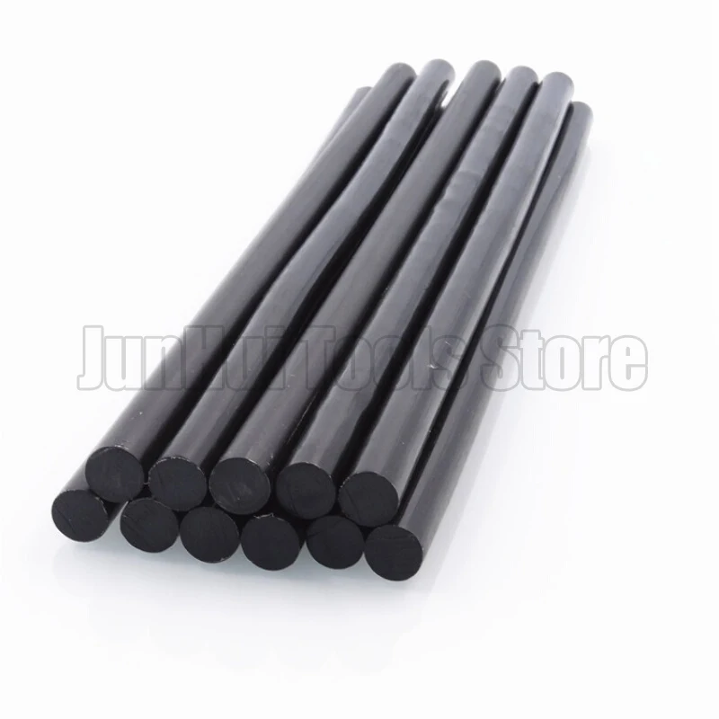 

10 pcs/lot 11mm*190mm Glue Sticks Gun Adhesive DIY Tools Alloy Accessories Repair Black Hot Melt Glue Sticks