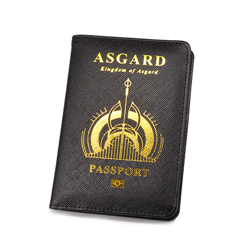 Asgard Обложка для паспорта миф Обложка для паспорта Asgard держатель Pasport Прямая поставка - Цвет: Asgard 2