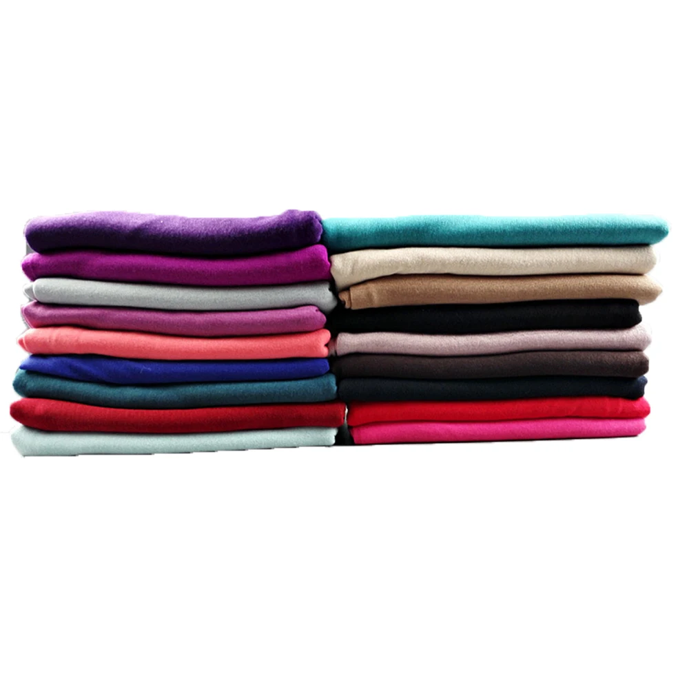 

Instant Plain Two Loops Scarf Shawls Two Face Hijab Muslim Scarves Soft and Stretch Easy to Wear