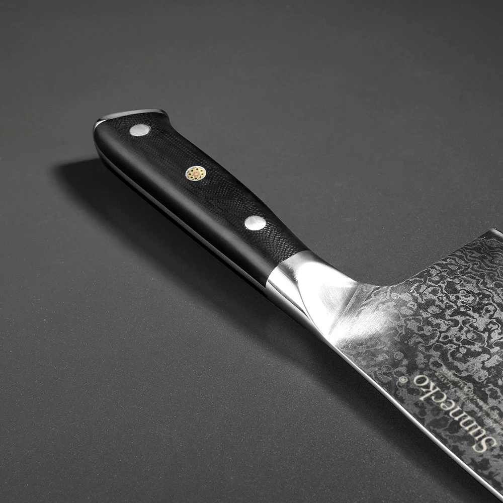 Sunnecko 7 дюймов кухонный нож шеф-повара японский дамасский VG10 стальные лезвия ножи для резки шеф-повара кухонный нож