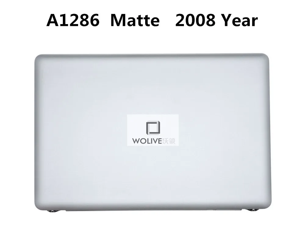 Сборки A1286 2008 матовый 100% новое и оригинальное для MacBook Pro 15.4 ''A1286 матовая ЖК-дисплей Экран Полное собрание 2008 год