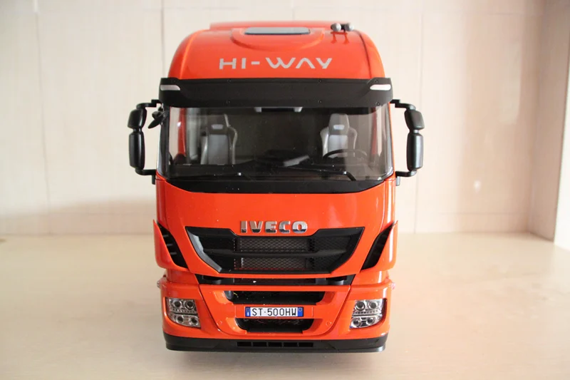 Редкие 1:12 весы Iveco Stralis Hi Way Тяжелый Грузовик Трейлер модели автомобилей игрушки