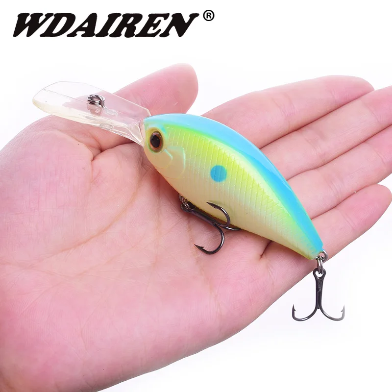 

1Pcs Japan Crank Fishing Lure 95mm 15.5g Artificial Hard Bait Deep Dive Wobblers Swimbait Crankbait Pesca Fishing Tackle