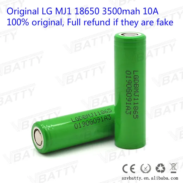 Батарея Max life для LG MJ1 18650 LGDBMJ11865 3500 мАч 3 7 В 10 А литиевая батарея с высоким колпачком
