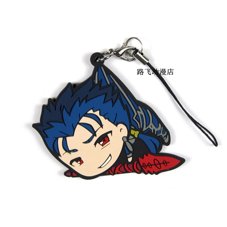 Резиновый брелок Fate/stay Night Lancer Archer Tohsaka Rin экшн-фигурка аниме модель мобильного