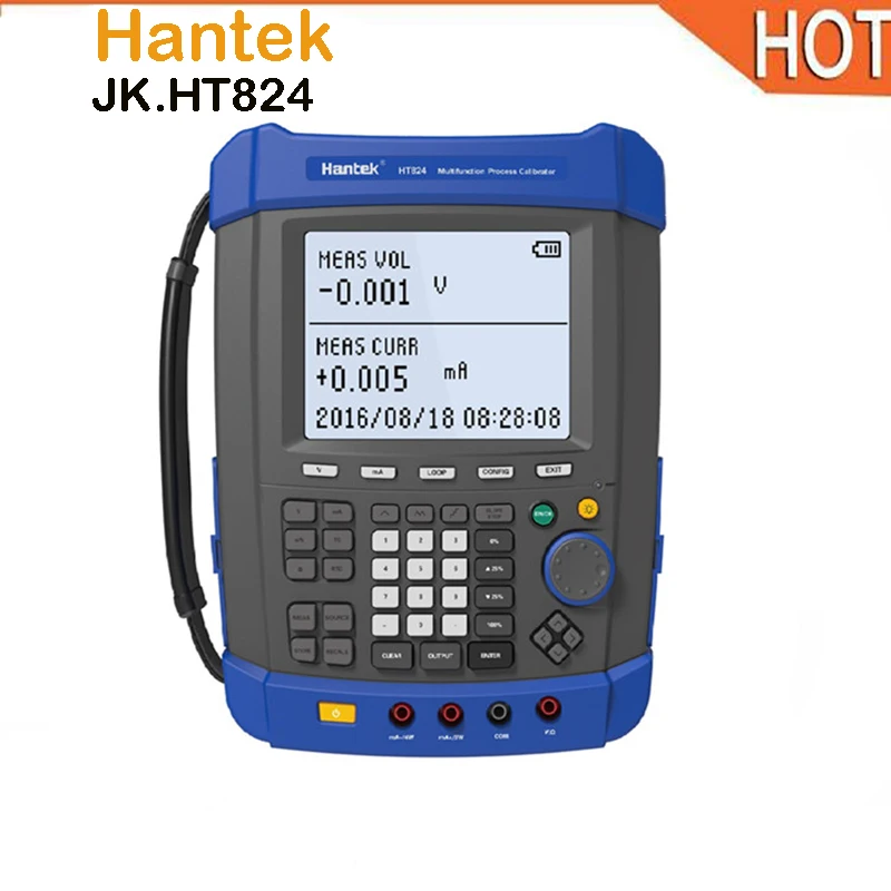 

Hantek HT824 Multifunction Process Calibrator High-precision Five And A Half Signal Source Multimeter Voltage Flow Resistance
