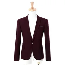 Новое поступление, мужские костюмы, куртки, одноцветные, на одной пуговице, пиджак делового костюма, на заказ, Жених Невеста, смокинги, куртка