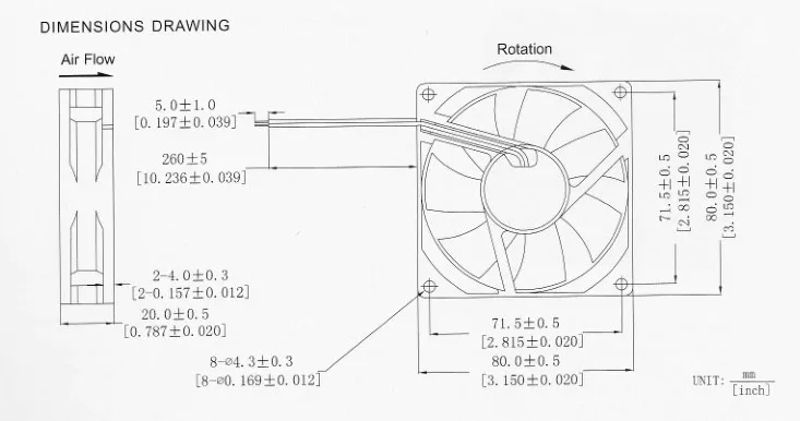 REFIT DC DC 12V 8020 8CM 80MM 80x80x20mm cm cm Small Power Cooling Fan
