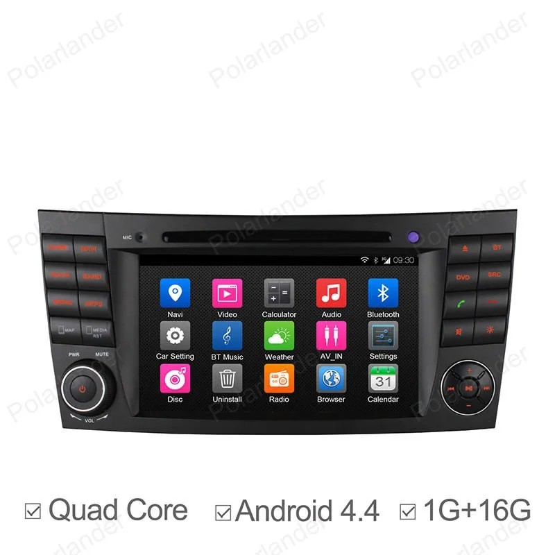 Flash Deal Android4.4 Car CD DVD player Support DTV GPS BT 3G WiFi DAB+ TPMS FM AM radio For B/enz E C/lass W211 W209 W219 24