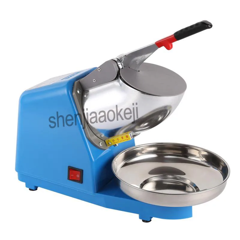 220v 380w Commercial Electric ice crusher milk tea shop restaurant sand ice shaved machine Household Ice crushing machine