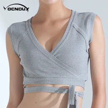 Yocndux женский элегантный бюстгальтер для йоги без стального кольца бюстгальтер Беговая одежда для фитнеса и йоги женское быстросохнущее нижнее белье на шнуровке