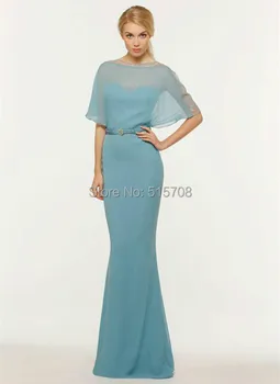 

Elegant Evening Dress Sweetheart Sleeveless With Wraps Floor Length Chiffon Backless Formal Long Prom Party Dresses