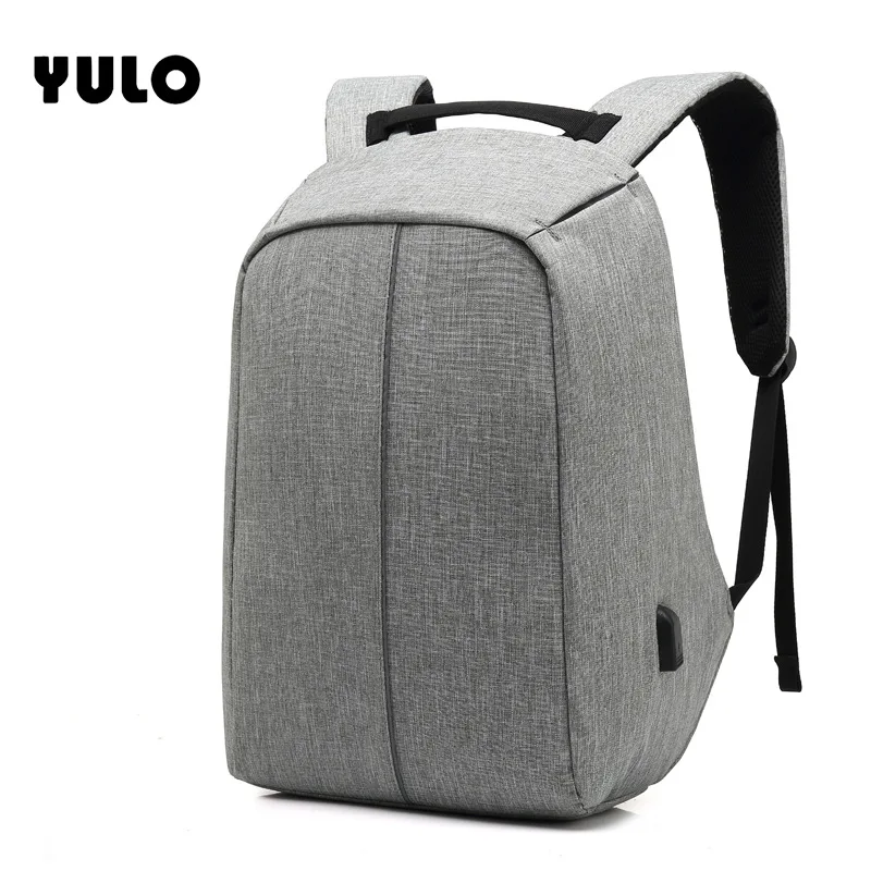 

YULO Men's Backpack Casual Backpack 15 Inch Waterproof Large Capacity Computer Bag