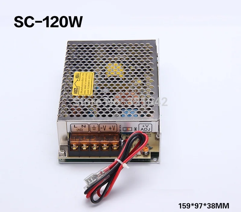 

120W 24V universal AC UPS function monitor switching mode power supply smps with charge function SC-120W-24