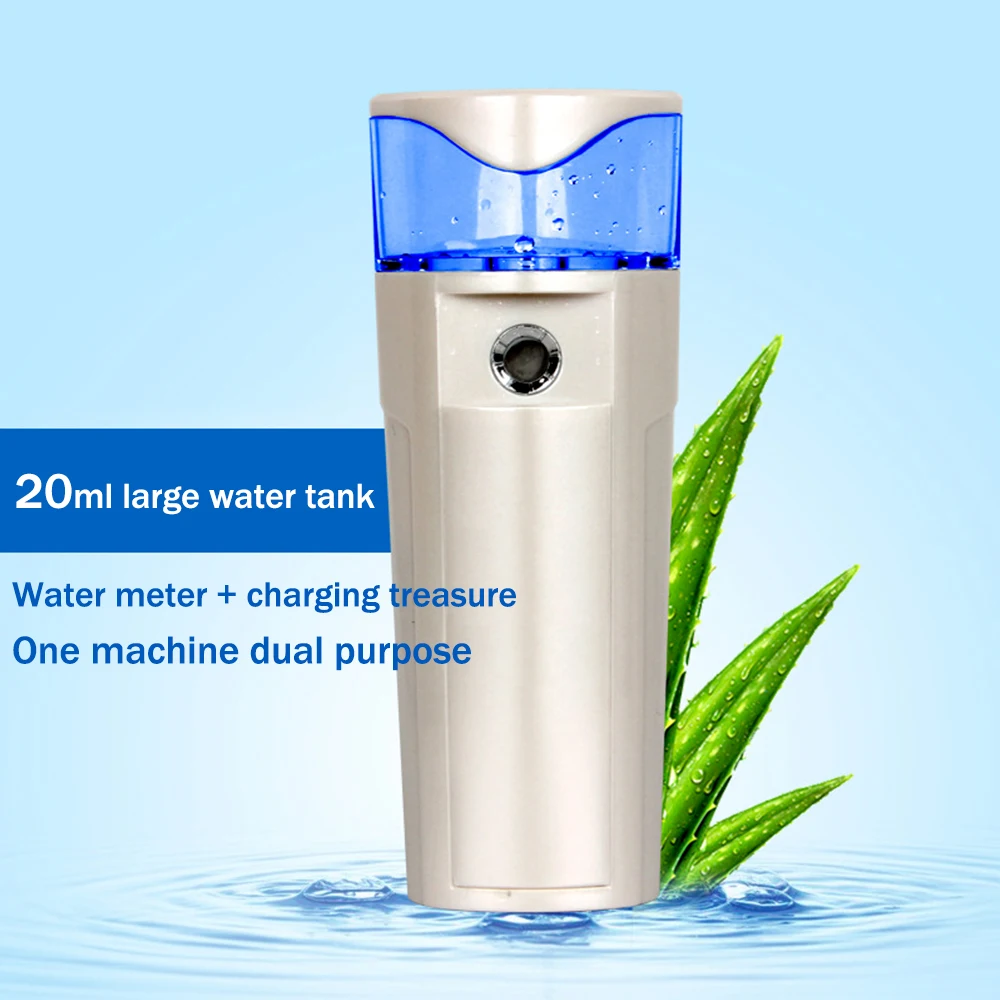 

Nano Spray Hydrator Charging Humidifier Cold Spray Handheld Beauty Spray Device Evaporator Mini Portable Facial Moisturizer