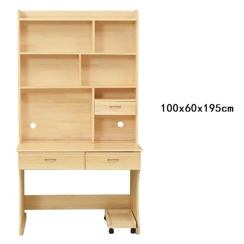 Escrivaninha منضدة للسرير ميسا Escritorio الأثاث اللفة مكتب الرجعية خشبية السرير حامل اللابتوب طاولة حاسوب مع خزانة