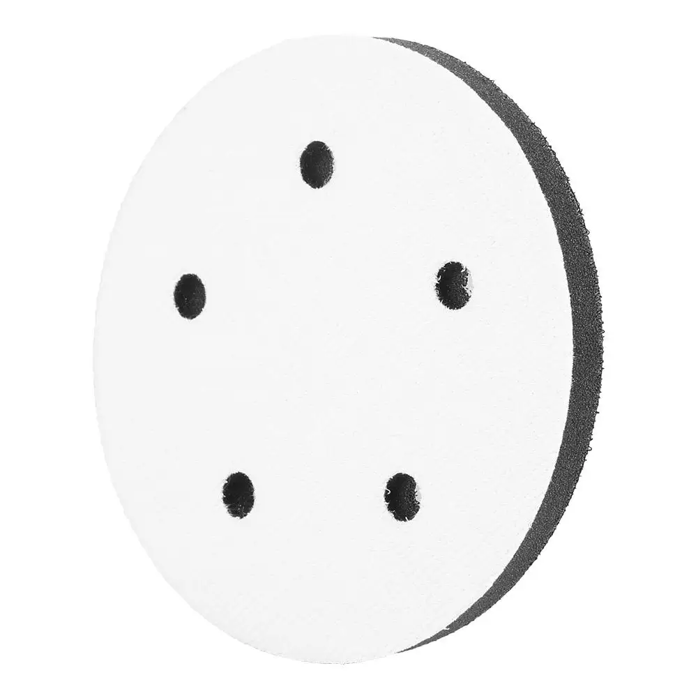 125 мм диаметр мягкая буферная губка интерфейс подушка для шлифовальных подушек стиль - Цвет: 5 holes