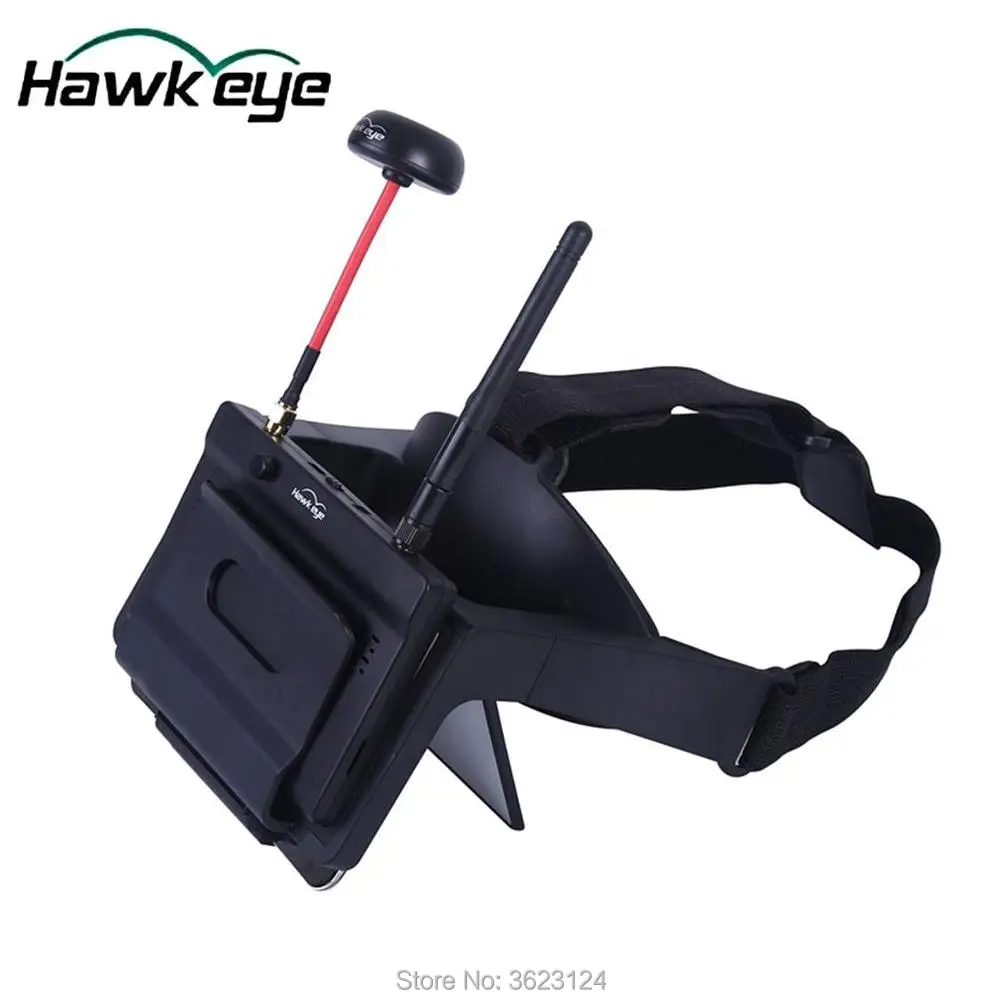 

Hawkeye Little Pilot HD display monitor AR Headset Head-mounted Double Receiving Refractive Myopia 5 Inch for FPV drone