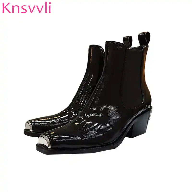chaussures femme cuir vernis noir
