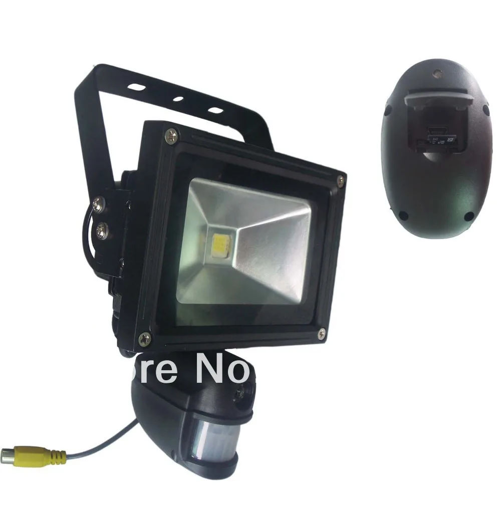 

720P Waterproof HD PIR Camera & Recorder with High Power Floodlight & PIR Sensor for Motion Detection Max 32Gb TF Card Support