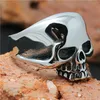 1pc Size 7 to 15 Polishing Skull 316L Stainless Steel Ghost Skull Ring ► Photo 3/4