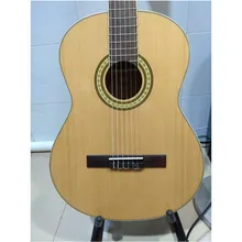 39 дюймов Классическая акустическая гитара Picea Asperata гитары средства ухода за кожей Сапеле задняя сторона гриф палисандр с гитарные струны