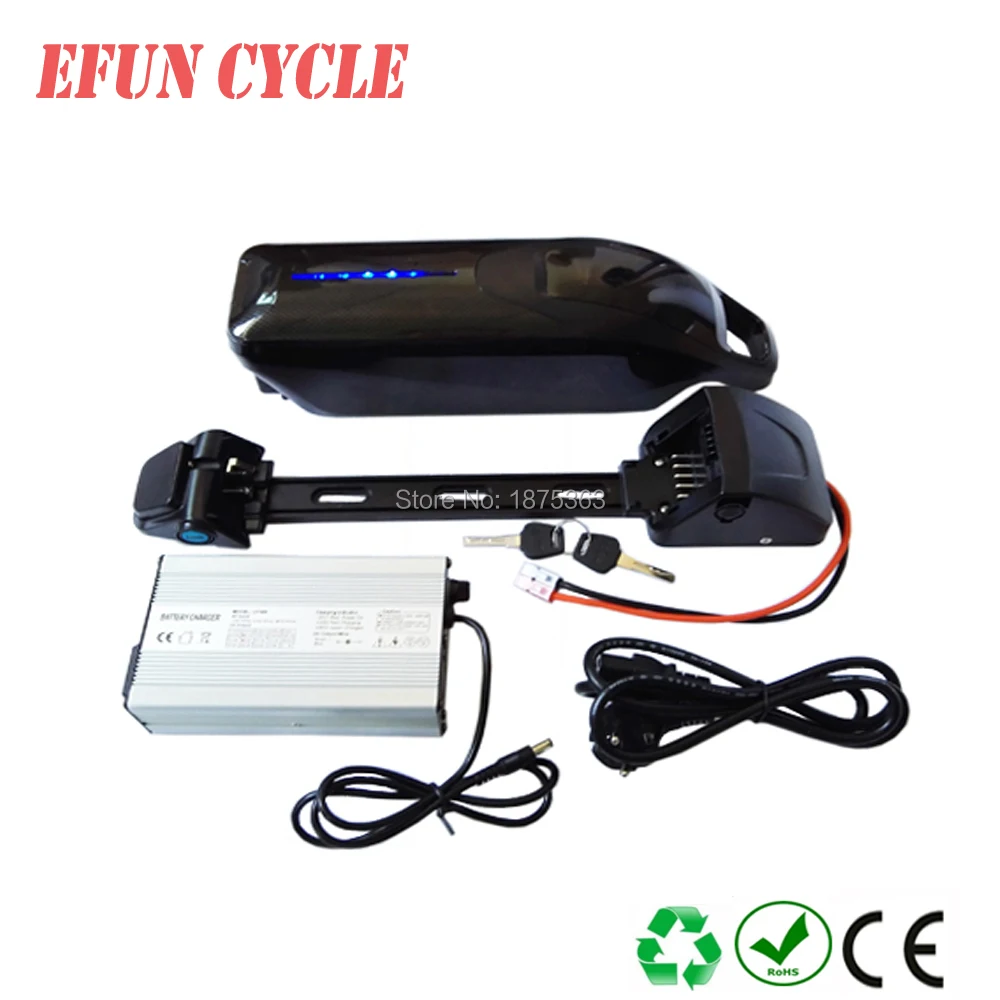 

Free shipping new dolphin style electric bicycle battery 48v 11.6Ah li-ion battery pack for bbshd bafang motor