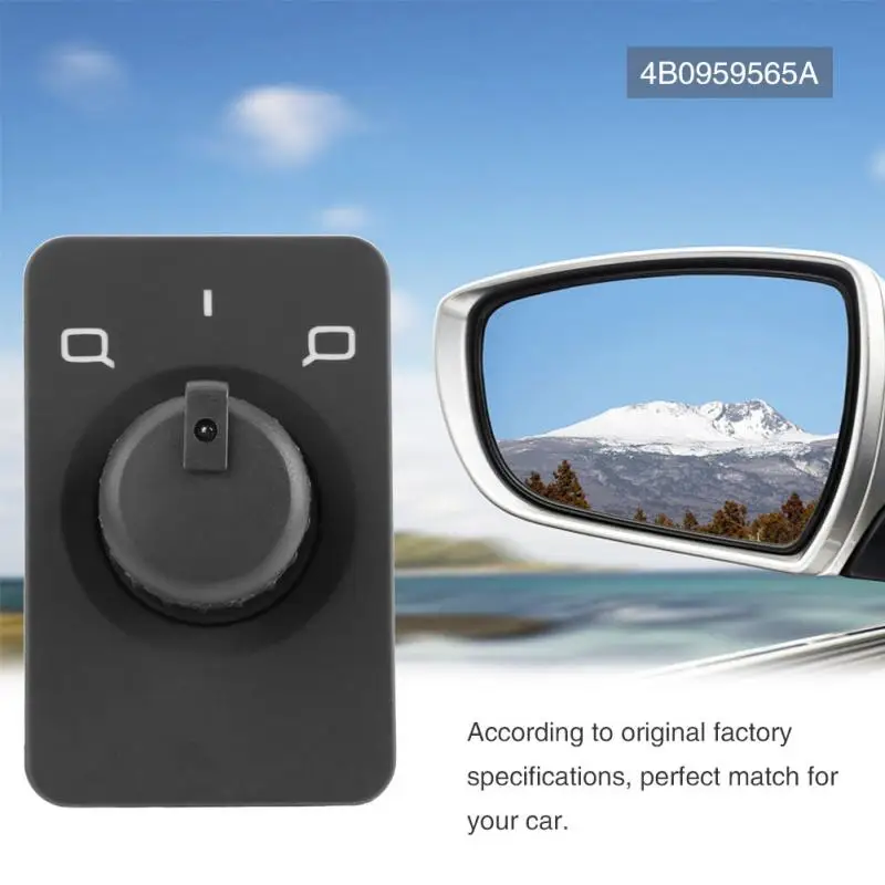 

Side Mirror Switch Control Knob Button for Audi A3 8L1 A6 4B C5 1997-2004 4B0959565A