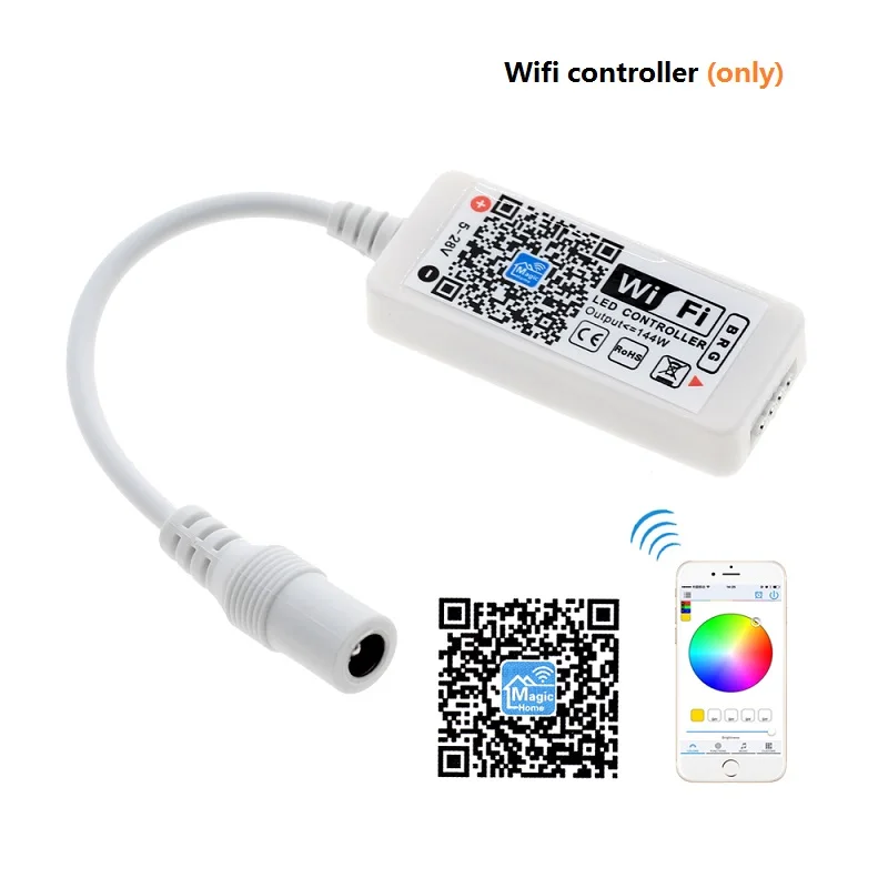 Мини пульт дистанционного управления 12 в пост. Тока WiFi RGB|wifi rgb controller|rgb controllerrgb