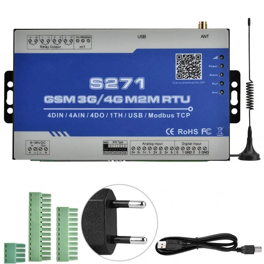 Сигнализация s охранная домашняя сигнализация комплекты GSM беспроводной дистанционный детектор Температура Влажность SMS сигнализация в режиме реального времени Обнаружение - Цвет: A