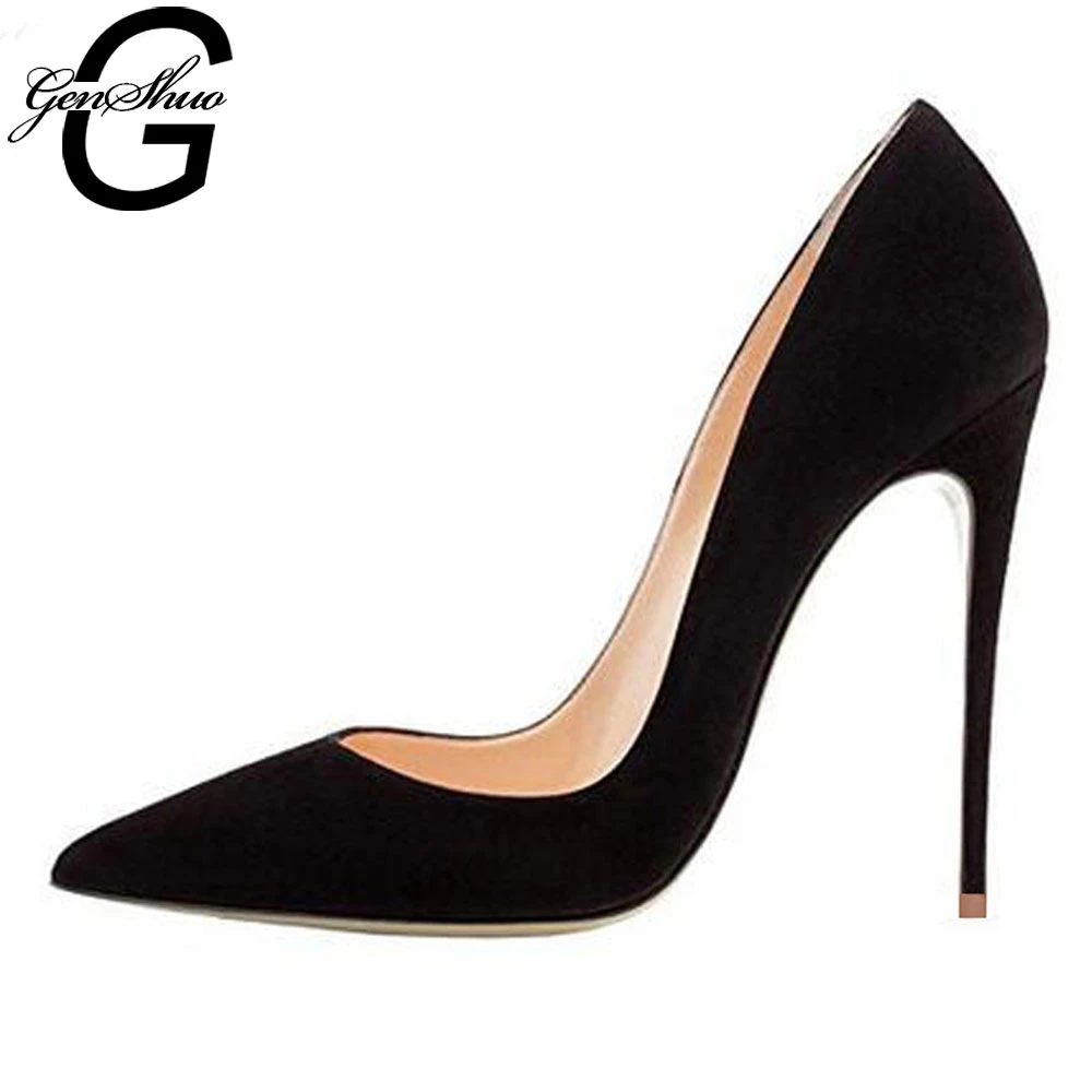 suede stiletto pumps