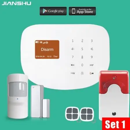 Touch keypad Display home font b alarm b font system pstn gsm font b alarm b