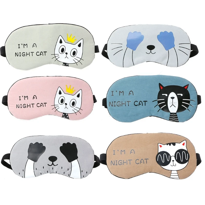 

Cute Soft Eye Aid Mask Travel Sleep Rest Eye Shade Cover Normal Eyeshade Blindfold Unisex Fashion New