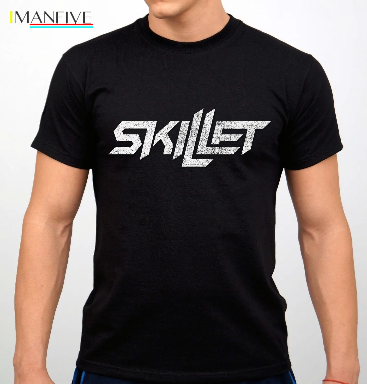 

Skillet Rock Band T-shirt Black Fashion Casual tops Print T Shirt Summer Men Clothing Print Tee Shirts summer style