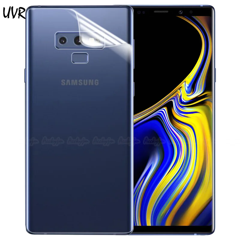 UVR 100 шт Для samsung Galaxy Note 9 8 пленка из мягкого ТПУ для S9 S8 Plus TPU защита экрана 3D полное покрытие прозрачная защитная пленка