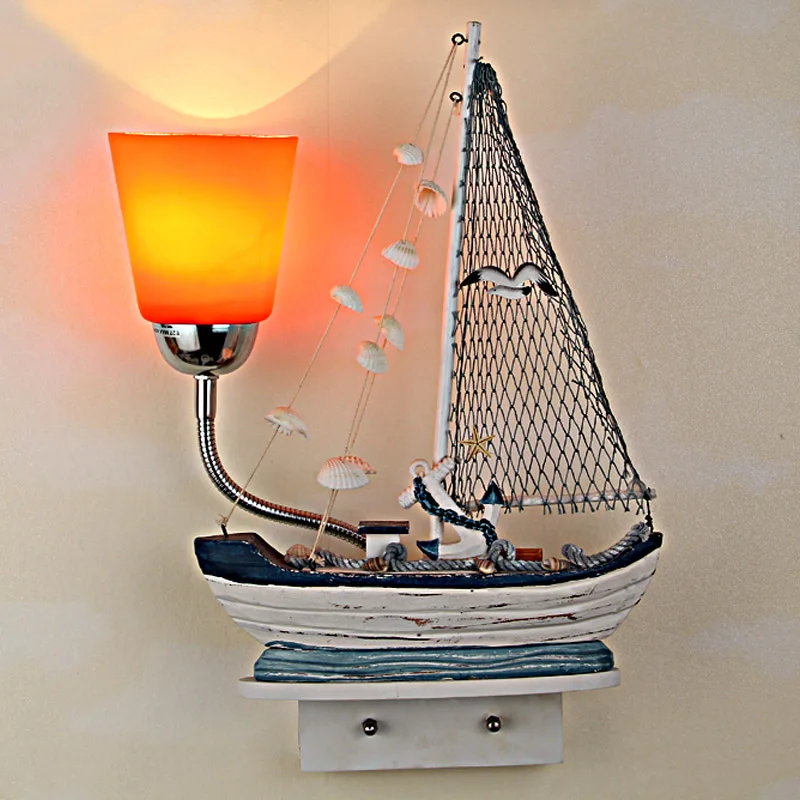 

The Mediterranean Sea Fishing children's cartoon children room lamps wall lamp bedside lamp wall lamp 908 bedroom Garden