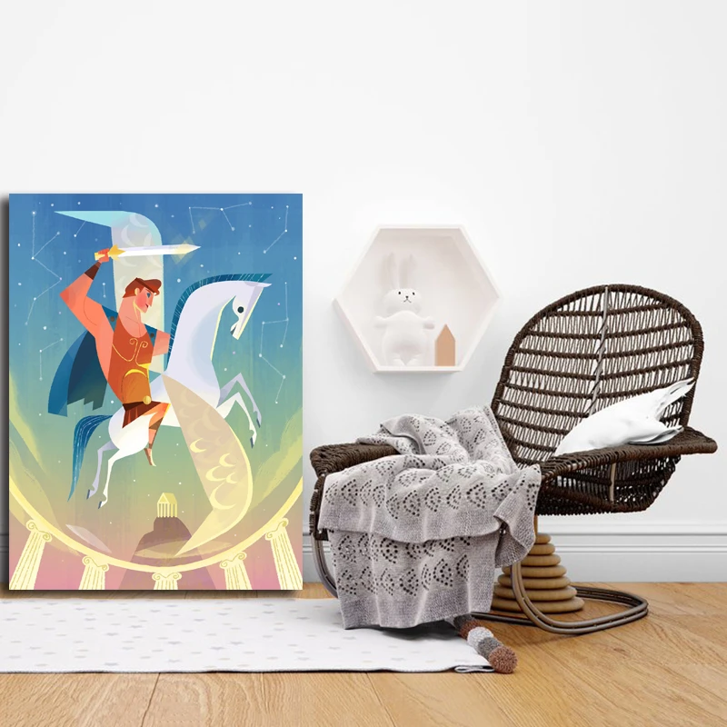 

Hercules Movie Wallpaper Canvas Posters Prints Wall Art Painting Decorative Picture Bedroom Modern Home Decoration Framework HD