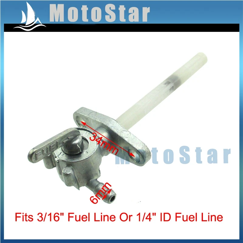 

34mm Fuel Petcock Tank Switch Valve Tap For Pit Dirt Bike Yamaha Suzuki Honda Kawasaki Acerbis Husaberg KTM Mini Bike