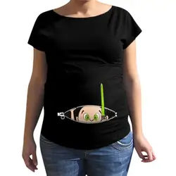 Telotuny Одежда для беременных с героями мультфильмов одежда для беременных женщин футболка одежда для беременных Одежда Dec28