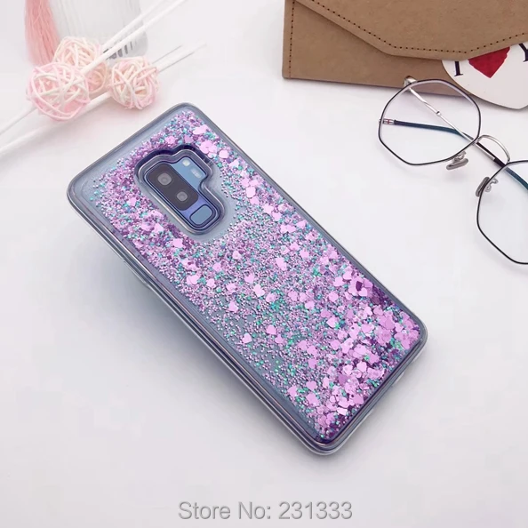 Жидкий зыбучий песок Блестящий Мягкий ТПУ чехол для Iphone 11 PRO MAX Samsung Galaxy NOTE 10 S9 PLUS с