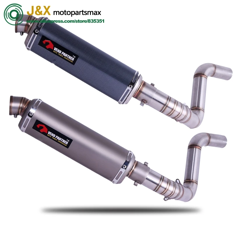 DUKE 150 200 250 390 Motorcycle Exhaust Full System Muffler Slip On For