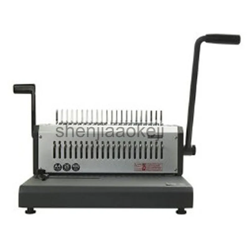 21holes Manual Comb Binding Machine A4 size Binder rubber ring clip