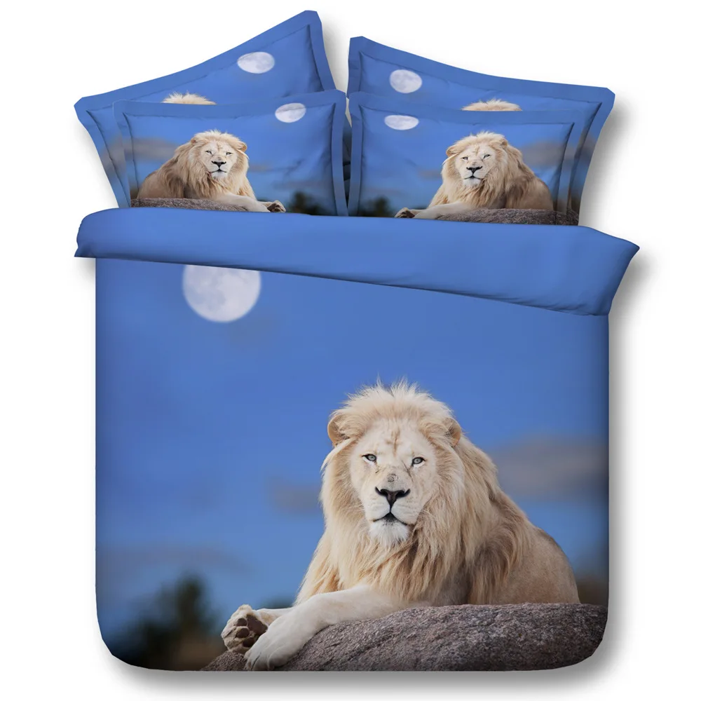 lion Digital print Bedding Set Quilt Cover Design Bed Set Bohemian a