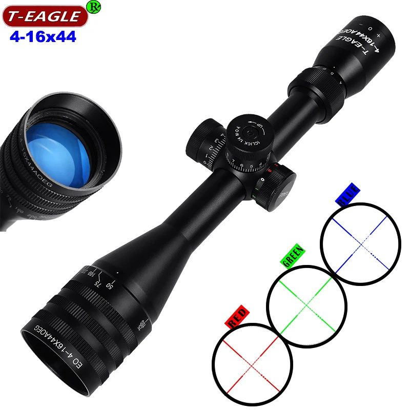 T-Eagle 4-16x44 AOEG High Definition Sight Tactical Rifles Scope Hunt Optical AirRifle Sniper Hunting Optics Sight Riflescope
