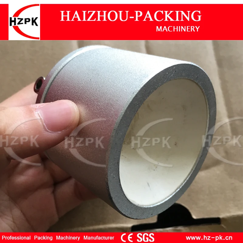 HZPK алюминиевая головка для ручной укупорочный аппарат с маленькими средними и большими тремя размерами для различных крышек бутылки и заостренной крышкой