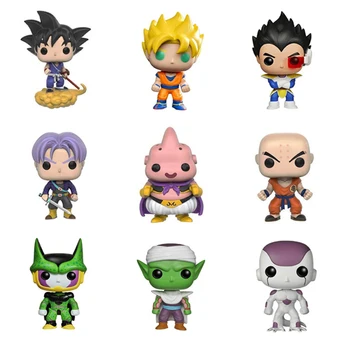 

9 Style Dragon Ball Z Action Figure Goku Vegeta Buu Krillin Cell Piccolo Torankusu Action Doll Super Saiyan Model Toy Gift